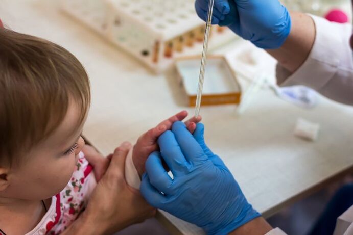 Diagnóza helmintiázy u dieťaťa pomocou krvného testu